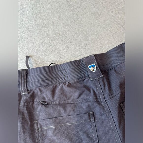 Kuhl Strattus Hiking Shorts Ripstop Gray Size 8 - Picture 13 of 16